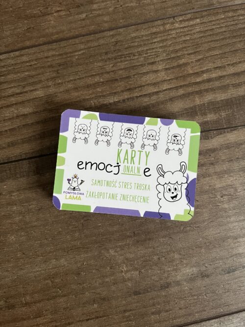 Karty Emocjonalne - Samotność Stres Troska Zakłopotanie Zniechęcenie