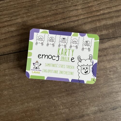 Karty Emocjonalne - Samotność Stres Troska Zakłopotanie Zniechęcenie