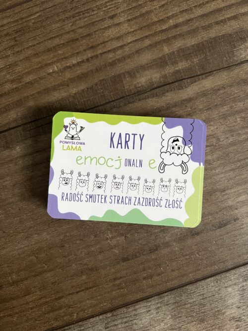 Karty Emocjonalne - Radość Smutek Strach Zazdrość Złość