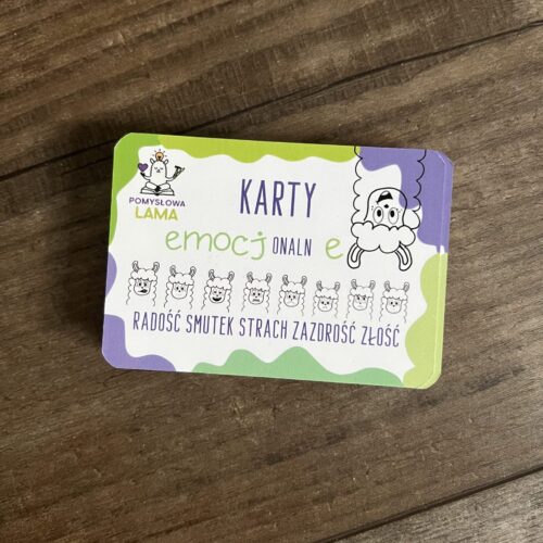 Karty Emocjonalne - Radość Smutek Strach Zazdrość Złość